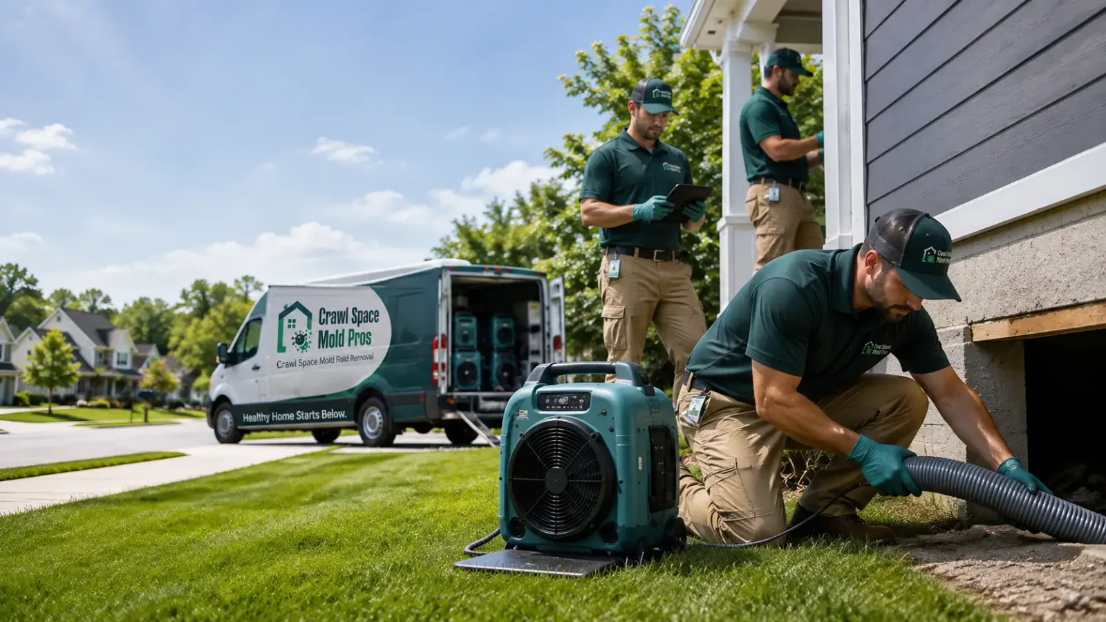 Crawl Space Mold Removal in Kirwin, KS